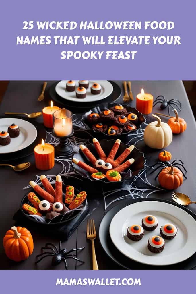 25 Wicked Halloween Food Names That Will Elevate Your Spooky Feast 8196491 spooky halloween food names that will thrill your guests | Mamas Wallet