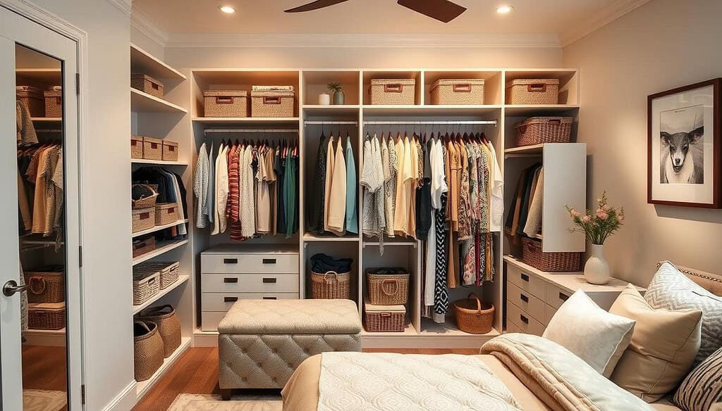 Bedroom and Closet Organization