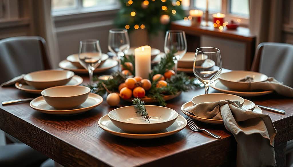 Eco-friendly dinnerware for zero waste holiday dinner