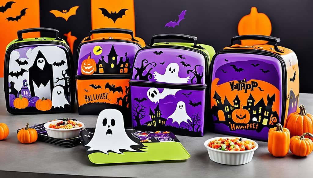 Halloween lunch boxes with characters