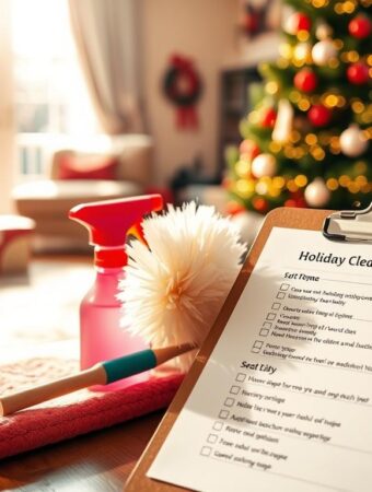 Holiday cleaning checklist