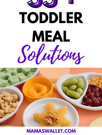 a group of bowls of food for toddlers