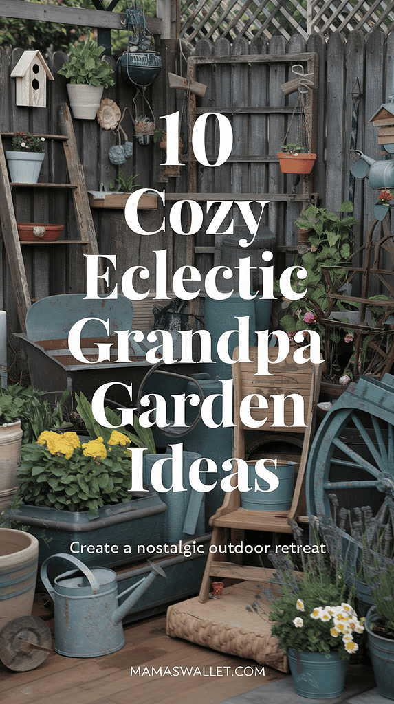 eclectic garden ideas eclectic grandpa garden | Mamas Wallet