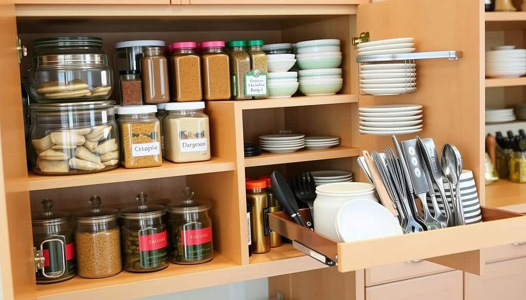 kitchen cabinet organization