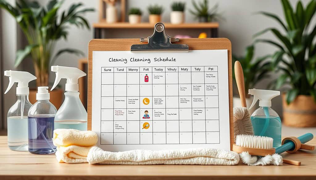 monthly house cleaning guide