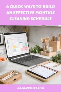 montly cleaning schedule 2 monthly cleaning routine | Mamas Wallet