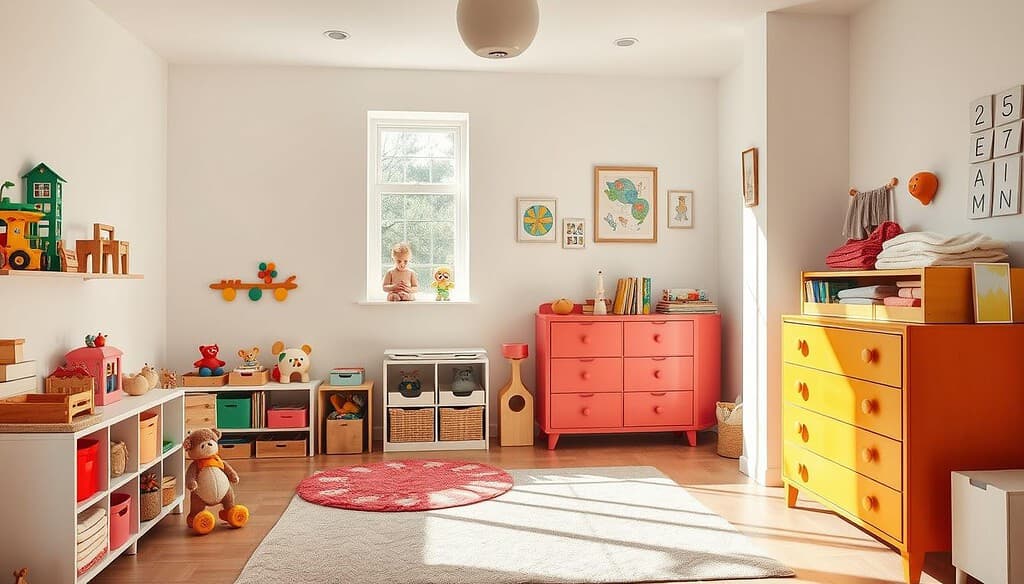 organize kids' spaces