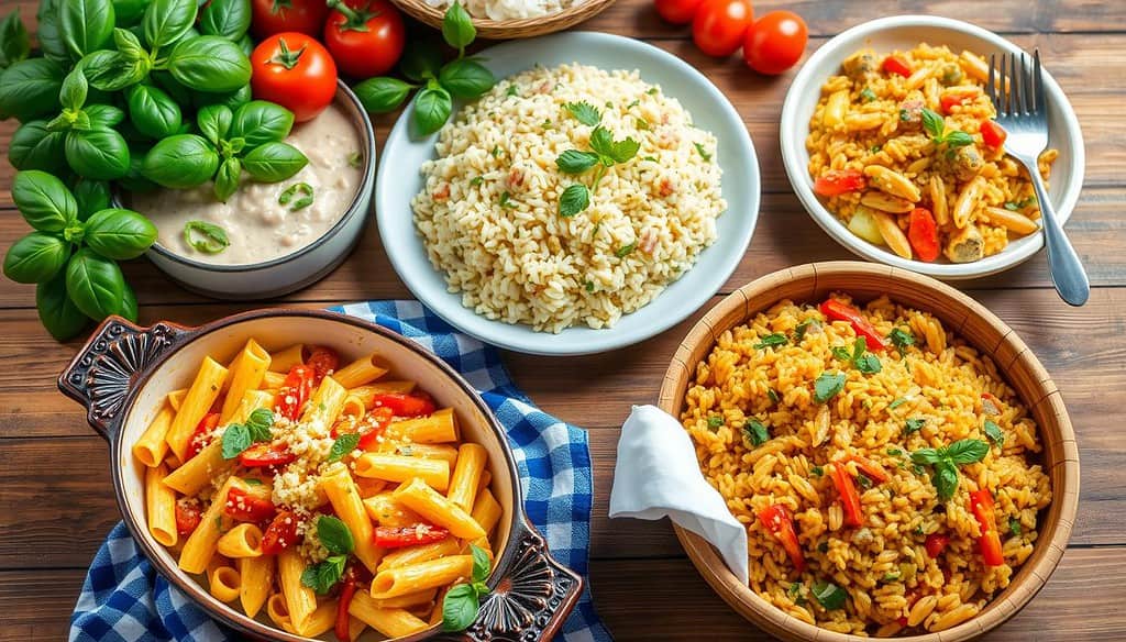 pasta and rice dishes