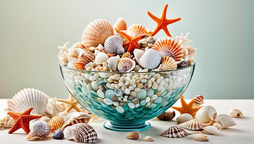 seashell centerpiece ideas