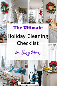 the ultimate cleaning checklist holiday cleaning checklist | Mamas Wallet