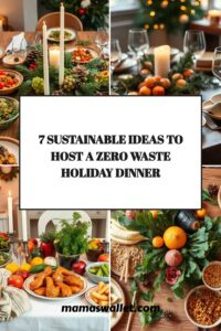 zero waste holiday dinner eco-friendly holiday feast | Mamas Wallet